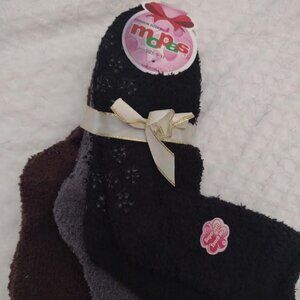 SOFT SOCKS WITH RUBBER PADS ON BOTTOM *NEW* PACK 3